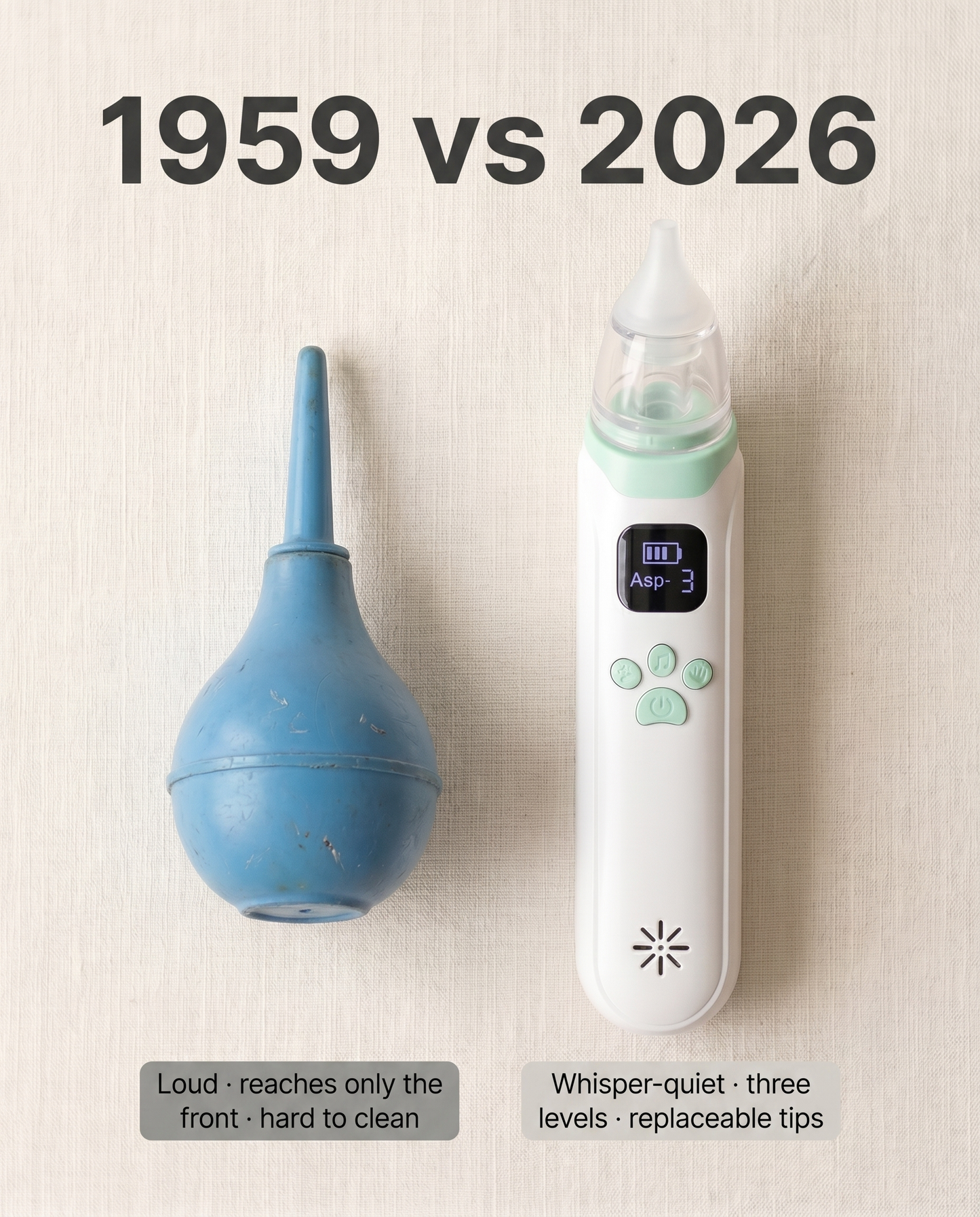 The Whisper-Quiet Baby Nasal Aspirator