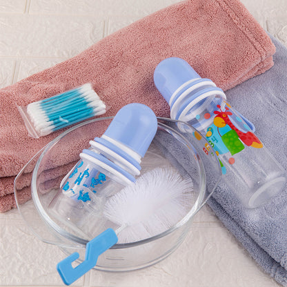 PP Five-piece 280mL Standard Mouth Baby Bottle Set