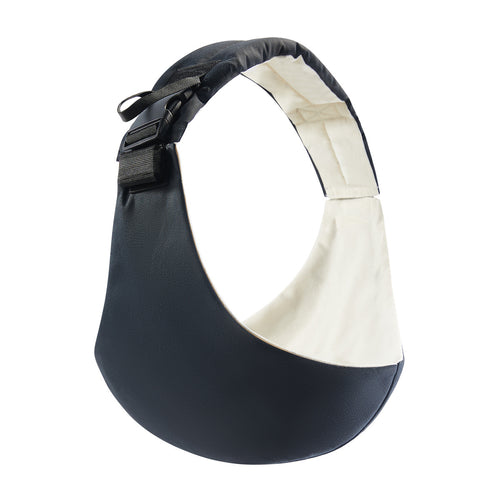 Back-Saver Baby Sling in black, a pain-free baby sling for comfortable carrying of newborns.