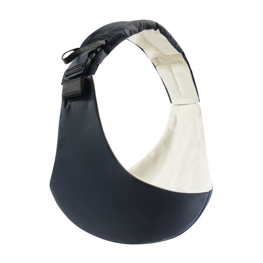 Back-Saver Baby Sling in black, a pain-free baby sling for comfortable carrying of newborns.